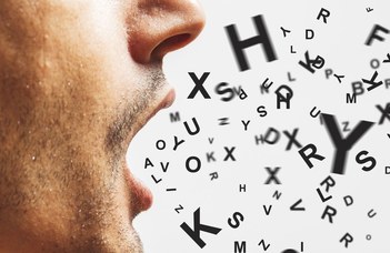 Vision helps to understand the type of sentence that is being produced