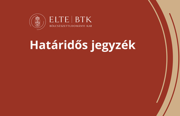 Határidős jegyzék