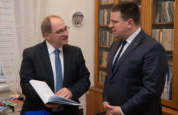 Az Észt Országgyűlés elnöke látogatott a BTK-ra