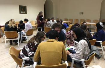 Moments from the first Intercultural Workshop at the Faculty of Humanities