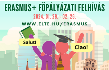 Erasmus+ pályázati felhívás hosszú távú hallgatói mobilitásban való részvételre