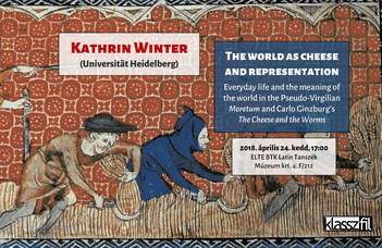 Kathrin Winter, a Heidelbergi Egyetem Klasszika-filológiai Intézet oktatójának előadása.