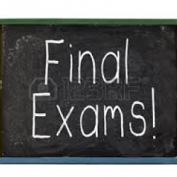 Final Exam information, schedule