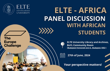 ELTE-Africa panel discussion with African students